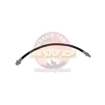  Terrain Tamer Fékcső hátsó alváztól a differenciál házig ABS nélküli modellhez (Brake Hose Rear Chassis To Diff Housing Without Abs) Toyota Landcruiser FZJ HDJ HZJ VJ 78 79 HZJ 71 VDJ 76 1999->