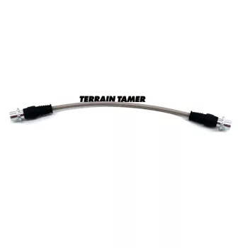   Terrain Tamer Fonott fékcső első középső No. 2 ABS-el szerelt modellekhez (Braided Brake Hose Front Centre No.2 Suits Abs) Toyota Landcruiser HZJ 71 HZJ VDJ 76 78 79 2012->