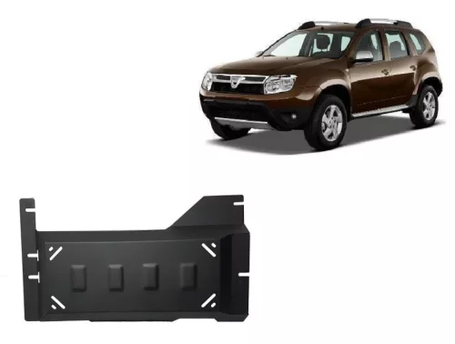Dacia Duster 2010-2013 SCUT Steel Particle filter skid plate