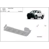 Toyota Hilux 2000-2006 SCUT Steel Fuel tank skid