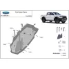 Ford Ranger Raptor 2020-2023 SCUT Steel Fuel tank skid
