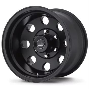   Alloy Wheel 15x8 ET-19 5x114.3 AR172 Baja Satin Black American Racing