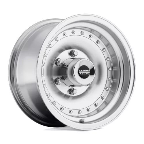 Alloy Wheel 14x7 ET0 5x114.3 AR61 Outlaw I Machined W/ Clear Coat American Racing