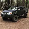Bullseye light bridge roof bracket - NISSAN NAVARA D22