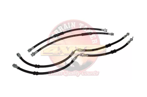 Terrain Tamer Fékcső készlet első és hátsó 50 mm-el hosszabb, mint a gyári (Hose Kit Brake Front And Rear 50Mm Longer Than Original) Ford Ranger PX 2011->