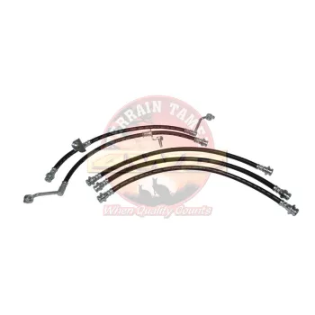   Terrain Tamer Fékcső készlet első és hátsó 50 mm-el hosszabb, mint a gyári (Hose Kit Brake Front And Rear 50Mm Longer Than Original) Isuzu D-Max 4x4 2012-2020