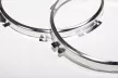 Bearlight stainless headlight rims for 7" Land Rover Defender main lights