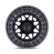 Alloy Wheel 20x10 ET-18 5x127 Matte Black W/ Gunmetal LIP Alpha Black Rhino