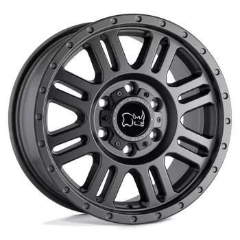   Alloy Wheel 16x8 ET38 6x130 Matte Gunmetal Yellowstone Black Rhino