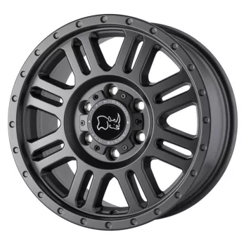  Alloy Wheel 16x8 ET45 6x130 Matte Gunmetal Yellowstone Black Rhino