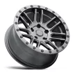 Alloy Wheel 17x8 ET30 5x120 Matte Brushed Gunmetal W/ Black Bolts Arches Black Rhino