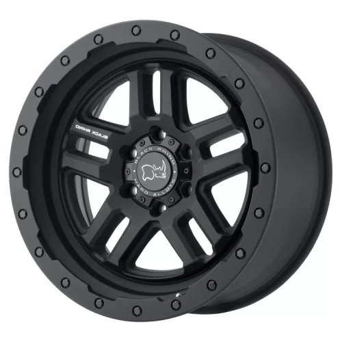 Alloy Wheel 17x8 ET52 6x130 Matte Black Barstow Black Rhino