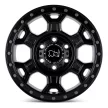 Alloy Wheel 17x8 ET38 6x130 Matte Black W/ Gunmetal Bolts Midhill Black Rhino