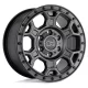 Alloy Wheel 17x8 ET45 6x130 Matte Gunmetal W/ Black Bolts Midhill Black Rhino