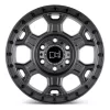   Alloy Wheel 17x8 ET45 6x130 Matte Gunmetal W/ Black Bolts Midhill Black Rhino