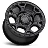   Alloy Wheel 17x8 ET45 6x130 Matte Black W/ Gunmetal Bolts Midhill Black Rhino