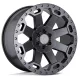 Alloy Wheel 17x8 ET52 6x130 Matte Gunmetal Warlord Black Rhino