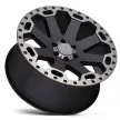 Alloy Wheel 17x8 ET52 6x130 Matte Black W/ Machined Dark Tint Warlord Black Rhino