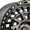 Alloy Wheel 17x9 ET-18 5x127 Matte Black Machined/Dark Tint Shredder Black Rhino