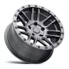   Alloy Wheel 18x8 ET30 5x127 Matte Brushed Gunmetal W/ Black Bolts Arches Black Rhino