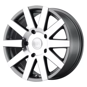   Alloy Wheel 18x8 ET48 6x130 Gloss Gunmetal Journey Black Rhino
