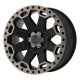 Alloy Wheel 18x8 ET30 5x127 Matte Black/Machined Dark Tint Lip Warlord Black Rhino