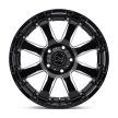 Alloy Wheel 18x9 ET12 6x139,7 Gloss Black W/ Milled Spokes Sierra Black Rhino
