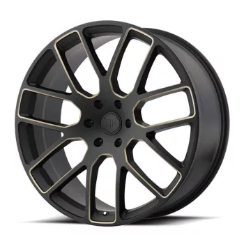   Alloy Wheel 20x9 ET20 5x139.7 Kunene Matte Black/Dark Tint Milled Black Rhino