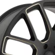 Alloy Wheel 20x9 ET30 6x135 Matte Black/Dark Tint Milled Kunene Black Rhino