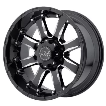   Alloy Wheel 20x9 ET12 6x135 Gloss Black Milled Sierra Black Rhino