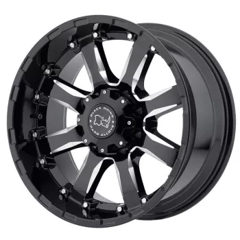   Alloy Wheel 20x9 ET12 6x139,7 Gloss Black Milled Sierra Black Rhino