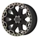 Alloy Wheel 20x9 ET0 5x139.7 Matte Black/Machined Dark Warlord Black Rhino