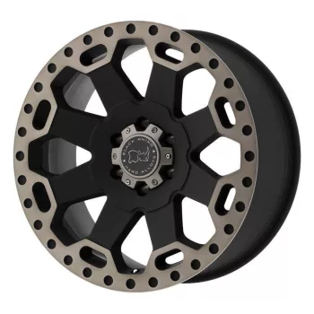   Alloy Wheel 20x9 ET12 6x135 Matte Black/Machined Warlord Black Rhino