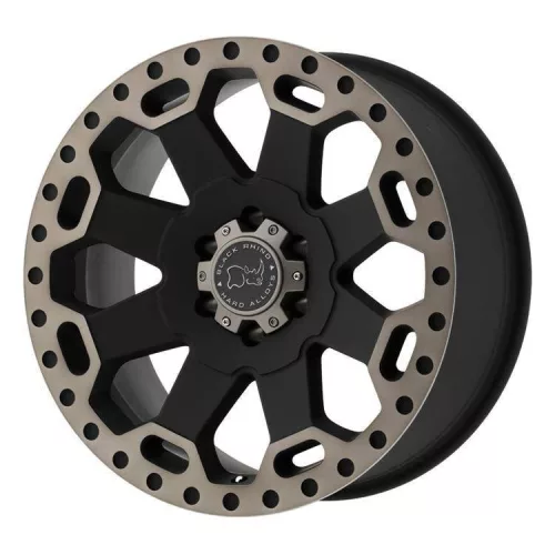 Alloy Wheel 20x9 ET12 6x135 Matte Black/Machined Warlord Black Rhino