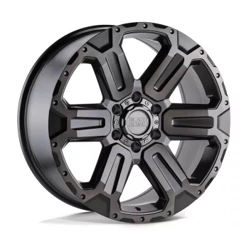   Alloy Wheel 20x9 ET40 6x139,7 Matte Gunmetal W/ Brushed Face & Gunmetal Tint Wanaka Black Rhino