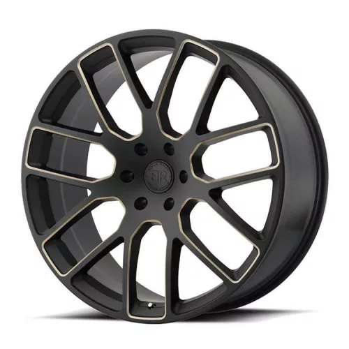 Alloy Wheel 22x9.5 ET20 5x139.7 Matte Black/Dark Tint Milled Kunene Black Rhino