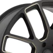 Alloy Wheel 22x9.5 ET20 5x139.7 Matte Black/Dark Tint Milled Kunene Black Rhino