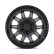 Alloy Wheel 17x8.5 ET34 5x114.3 Matte Gunmetal W/ Matte Black LIP Calico Black Rhino