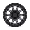   Alloy Wheel 17x8.5 ET34 5x127 Matte Gunmetal W/ Matte Black LIP Calico Black Rhino