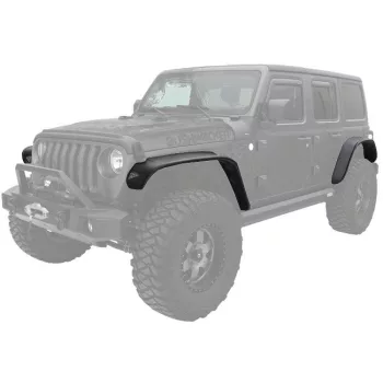   Bushwacker Flat Style fender flares - Jeep Wrangler JL 18->