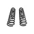 Clayton Off Road Diesel Lift 2,5" Front coil springs - Jeep Gladiator JT 20->