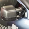 ClearView “Compact” Towing Mirror  Head Covers Black