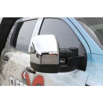   ClearView “Next Generation” Towing Mirror  Head Covers Chrome