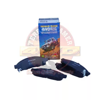   Terrain Tamer Fékbetét készlet első 295 mm-es tárcsához hátsó dobfékes modellhez (Disc Pad Set Front With 295Mm Rear Drum) Fiat Fullback 2016-> Mitsubishi L200 2009->