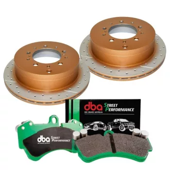   DBA X-Gold Street Performance Rear brake kit - Toyota Land Cruiser J20 07-21;Tundra 07-21