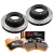 DBA T3 4000 Xtreme Performance Front brake kit - Toyota Land Cruiser J20 07-15