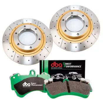   DBA X-Gold Street Performance Front brake kit - Toyota Land Cruiser J8 92-99