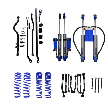   Complete Desert King Silver Series Suspension Kit +4" for Jeep Wrangler JK