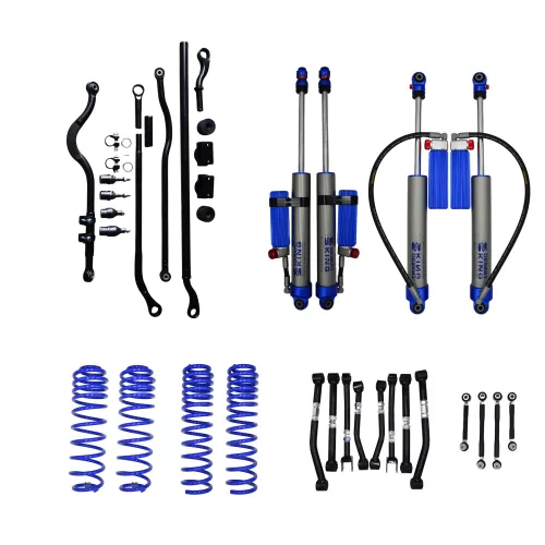 Complete Desert King Silver Series Suspension Kit +4" for Jeep Wrangler JK