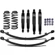 EFS felfüggesztés +50 mm futómű emelő készlet Toyota Land Cruiser HDJ VDJ 78 79 hosszú zárt, pick-up 2007->   XTR